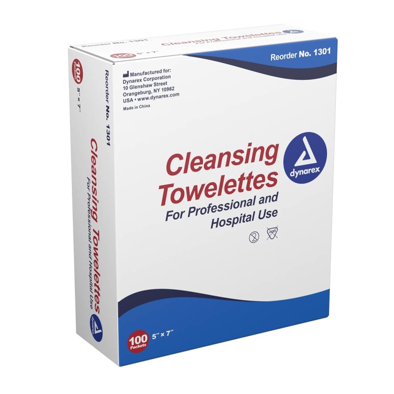 dynarexÂ® Scented Cleansing Towelettes, Individual Packets
