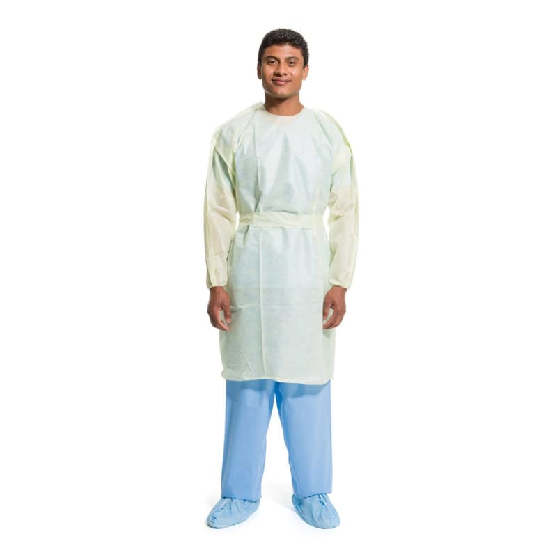 O&M Halyard Inc Halyard Basics Tri-Layer AAMI2 Isolation Gown, Extra Large O&M Halyard Inc Halyard Basics Tri-Layer AAMI2 Isolation Gown, Extra Large