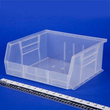 Health Care Logistics Storage Bin HCLÂ® Super Tough Clear Plastic 5 X 10-7/8 X 11 Inch