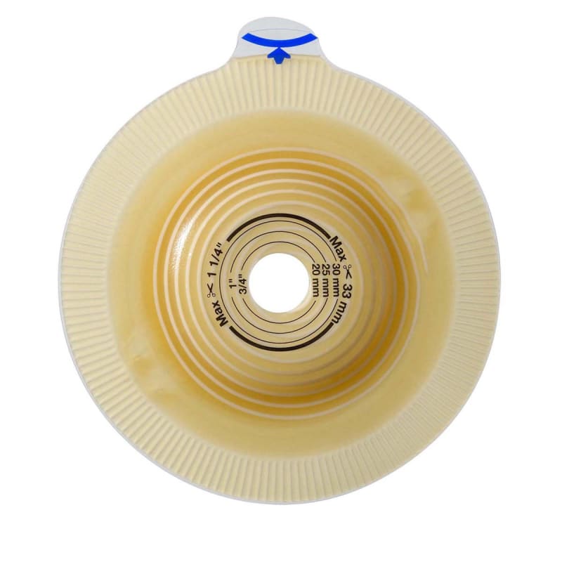 Coloplast AssuraÂ® Convex Light Ostomy Barrier, Pre-cut to Fit 22 mm Stomas, Green Match