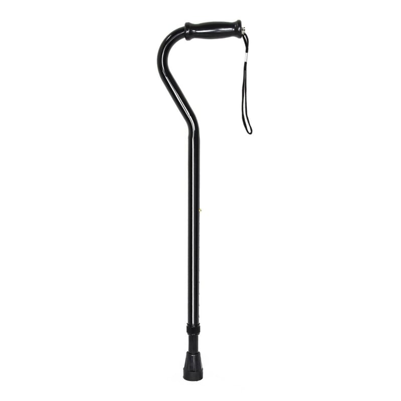 McKesson Steel Offset Cane, 29Â¾ â€“ 37Â¾ Inch Height