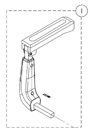 Invacare Arm Asbly LT 9153651211