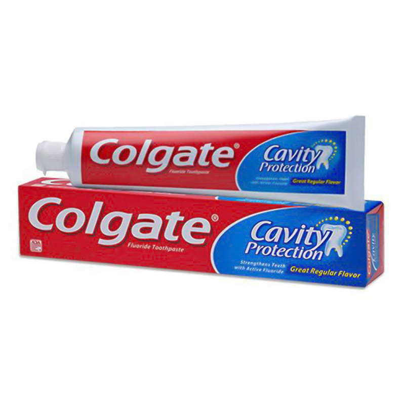 ColgateÂ® Cavity Protection Toothpaste Regular Flavor, 2.5-ounce tube