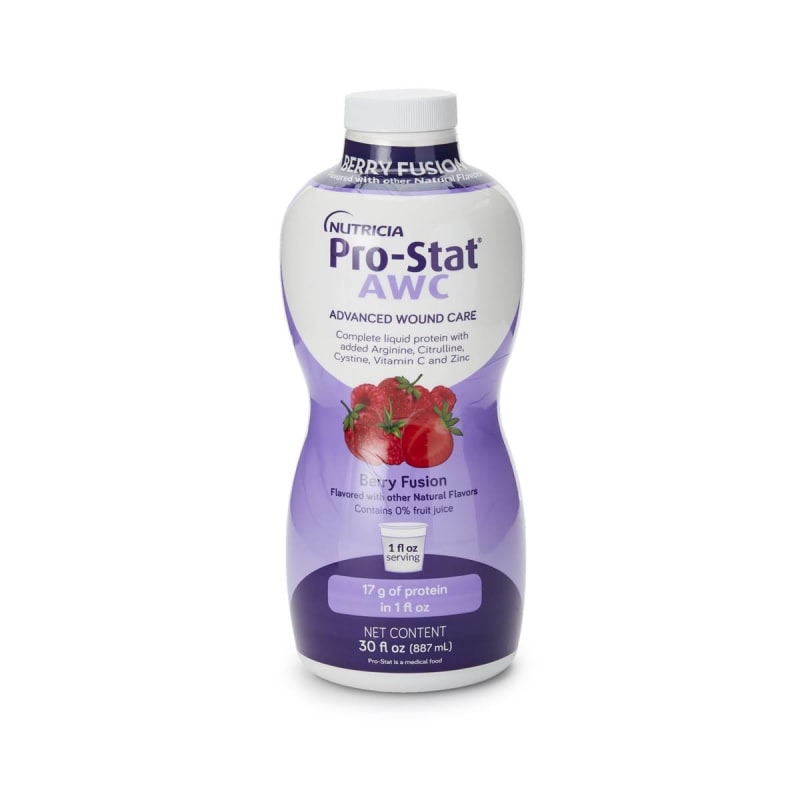 Nutricia North America Pro-Stat® AWC Berry Fusion Complete Liquid Protein for Wound Healing, 30-oz. Nutricia North America Pro-Stat® AWC Berry Fusion Complete Liquid Protein for Wound Healing, 30-oz.