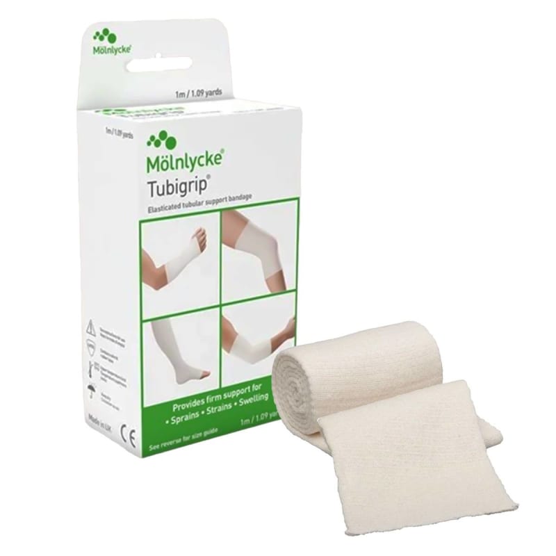 Molnlycke TubigripÂ® Pull On Elastic Tubular Support Bandage, 1 Meter, Size D