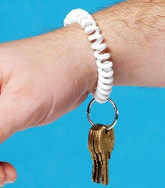 Health Care Logistics Wrist Key Keeper Multicolored