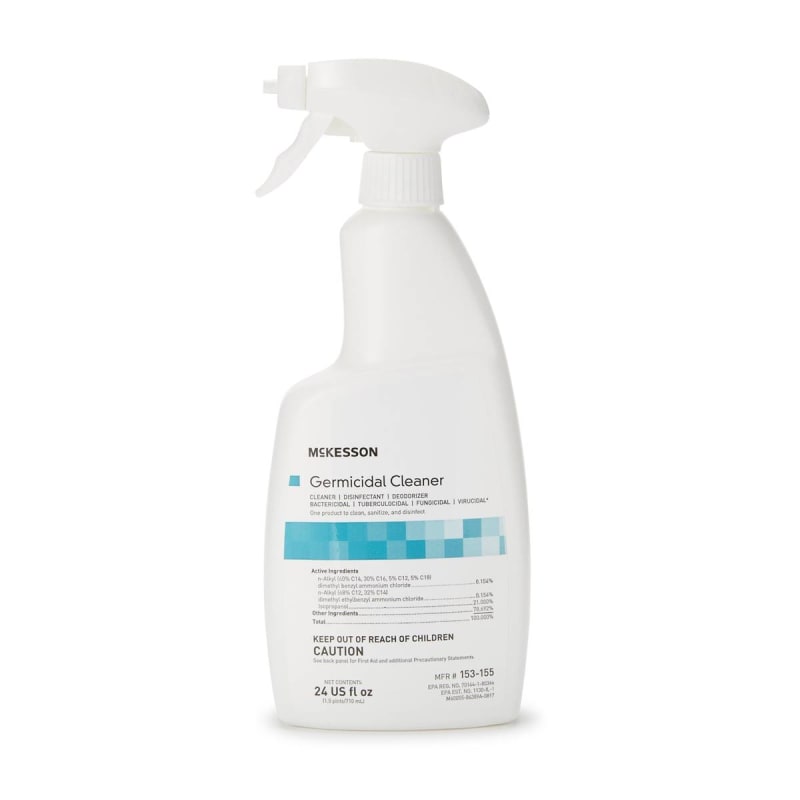 McKesson Germicidal Surface Disinfectant Cleaner, 24-ounce spray bottle