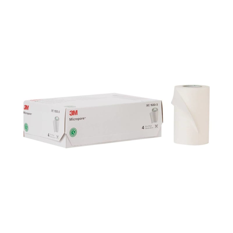 Solventum Corporation 3Mâ„¢ Microporeâ„¢ Paper Medical Tape, 3 Inch x 10 Yard, White