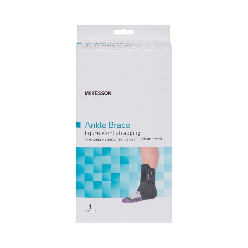 McKesson Brand McKesson Low Profile Open Heel Open Toe Ankle Brace, Large McKesson Brand McKesson Low Profile Open Heel Open Toe Ankle Brace, Large
