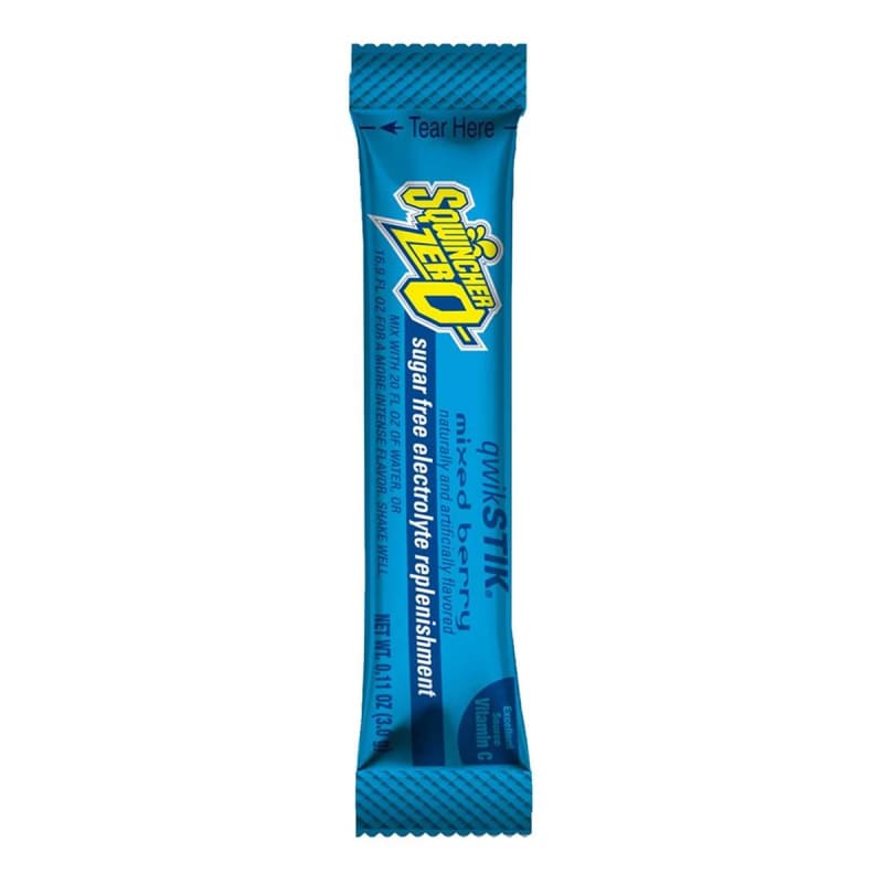 Kent Precision Foods Sqwincher® Quik Stik® Zero Mixed Berry Electrolyte Replenishment Drink Mix Kent Precision Foods Sqwincher® Quik Stik® Zero Mixed Berry Electrolyte Replenishment Drink Mix