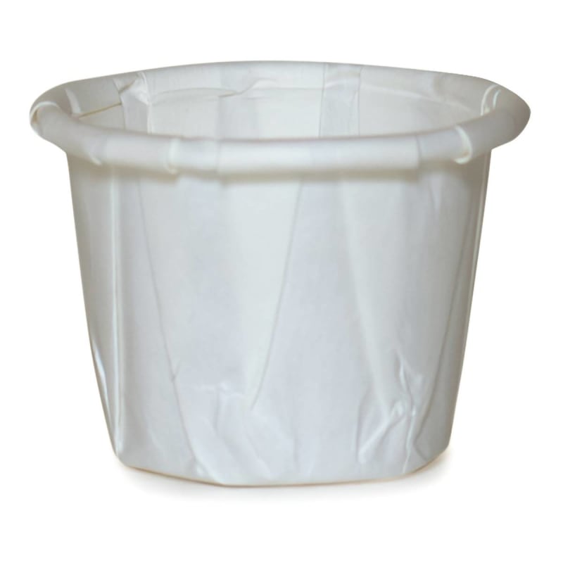 McKesson Brand Souffle Cup McKesson 0.5 oz. Paper White Disposable