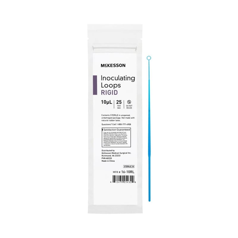 McKesson Inoculating Loop, Dark Blue, 10 μL, 20-Centimeter Length McKesson Inoculating Loop, Dark Blue, 10 μL, 20-Centimeter Length