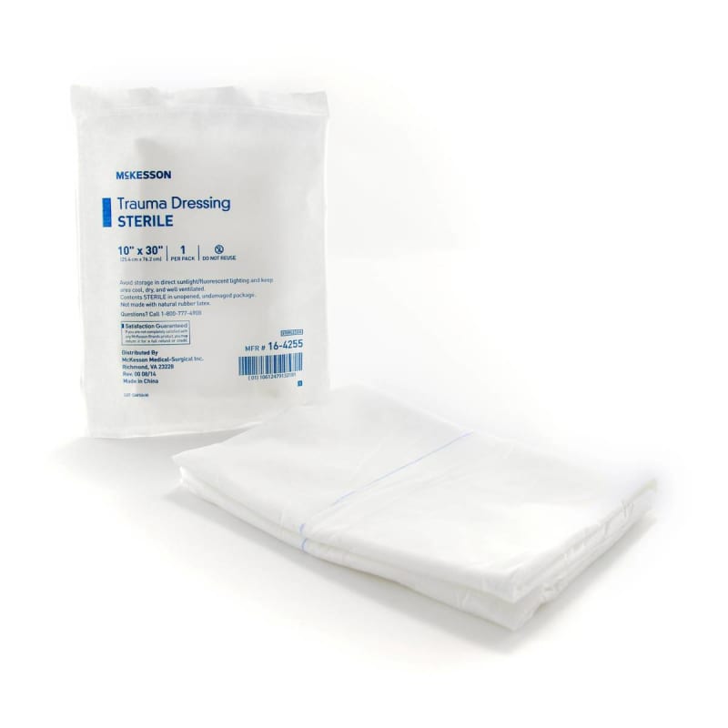 McKesson Sterile Trauma Dressing, 10 x 30 Inch McKesson Sterile Trauma Dressing, 10 x 30 Inch