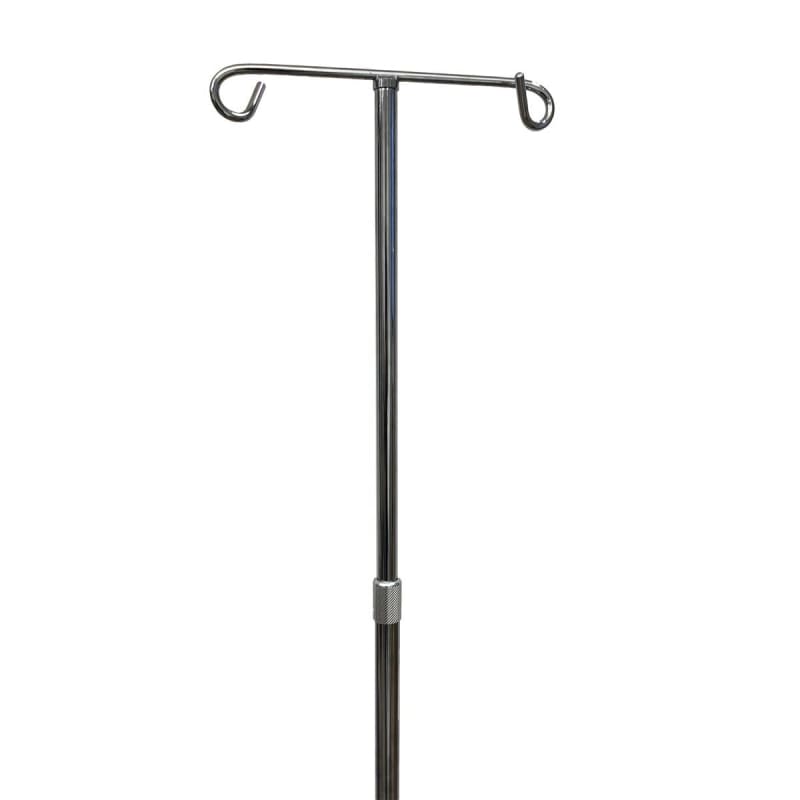 McKesson Brand IV Stand Floor Stand 2 Hooks 4 Legs with Casters McKesson Brand IV Stand Floor Stand 2 Hooks 4 Legs with Casters