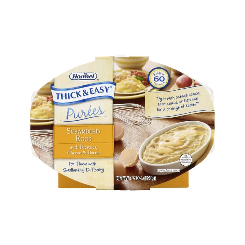 Lyons Magnus LLC Thick & EasyÂ® PurÃ©es Scrambled Eggs / Potatoes Thickened Food, 7-ounce Tray