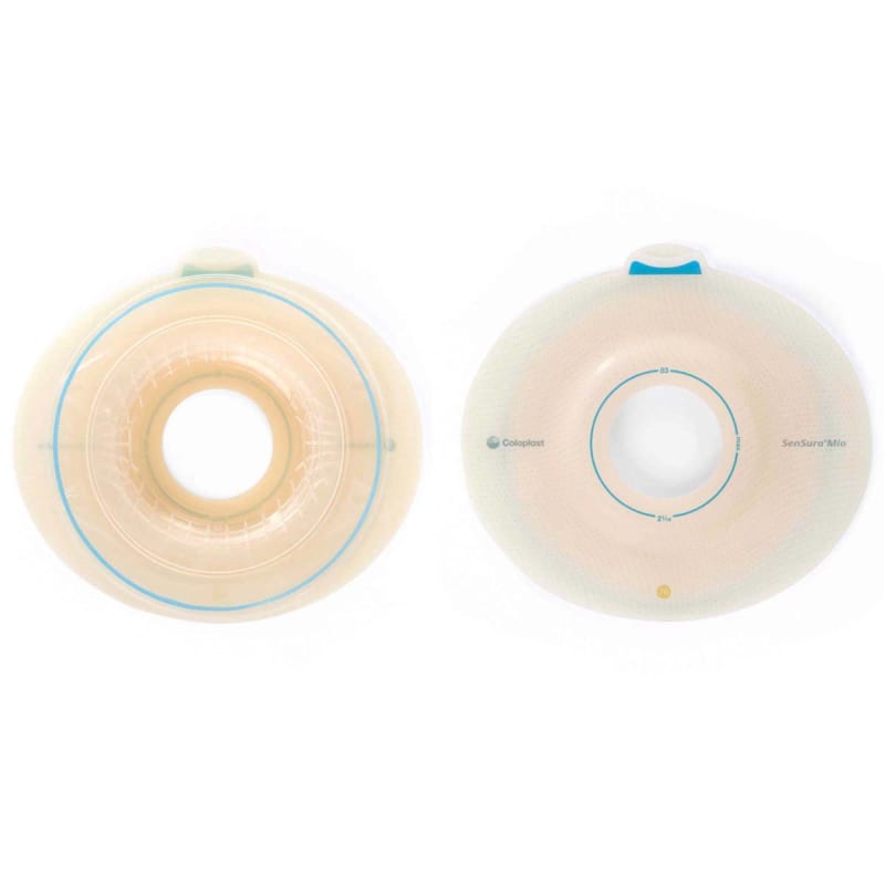 Coloplast SenSuraÂ® Mio Convex Flex Ostomy Barrier, 35 mm Stoma Opening, Red Color Match
