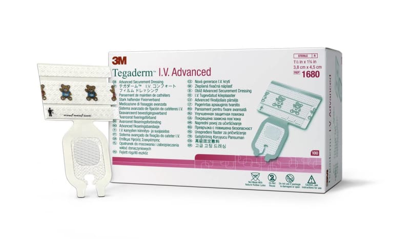 Solventum Corporation I.V. Dressing 3Mâ„¢ Tegadermâ„¢ Film 1-1/2 X 1-3/4 Inch Sterile Solventum Corporation I.V. Dressing 3Mâ„¢ Tegadermâ„¢ Film 1-1/2 X 1-3/4 Inch Sterile