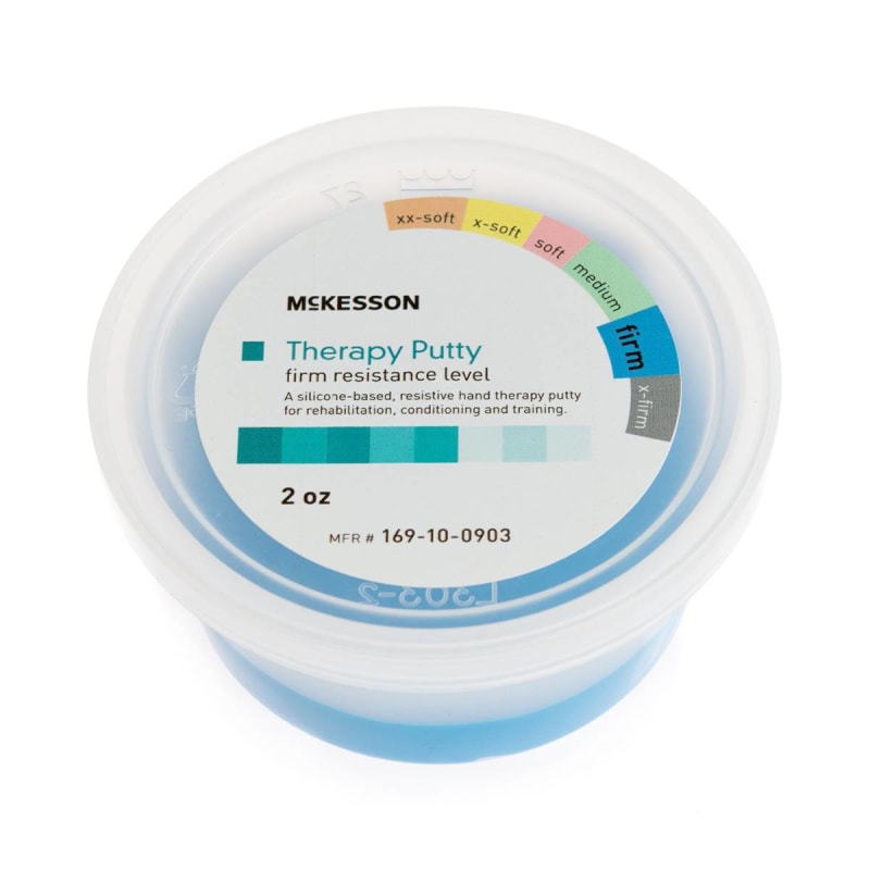 McKesson Brand McKesson Therapy Putty, Blue, Firm, 2-ounce Container