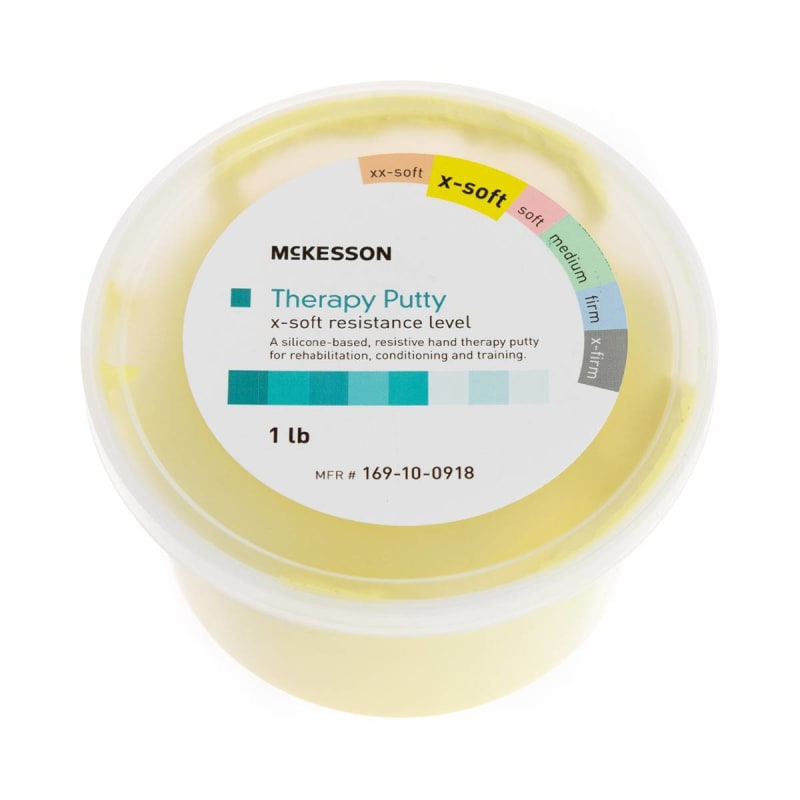 McKesson Brand McKesson Therapy Putty, Yellow, Extra Soft, 1 lb.
