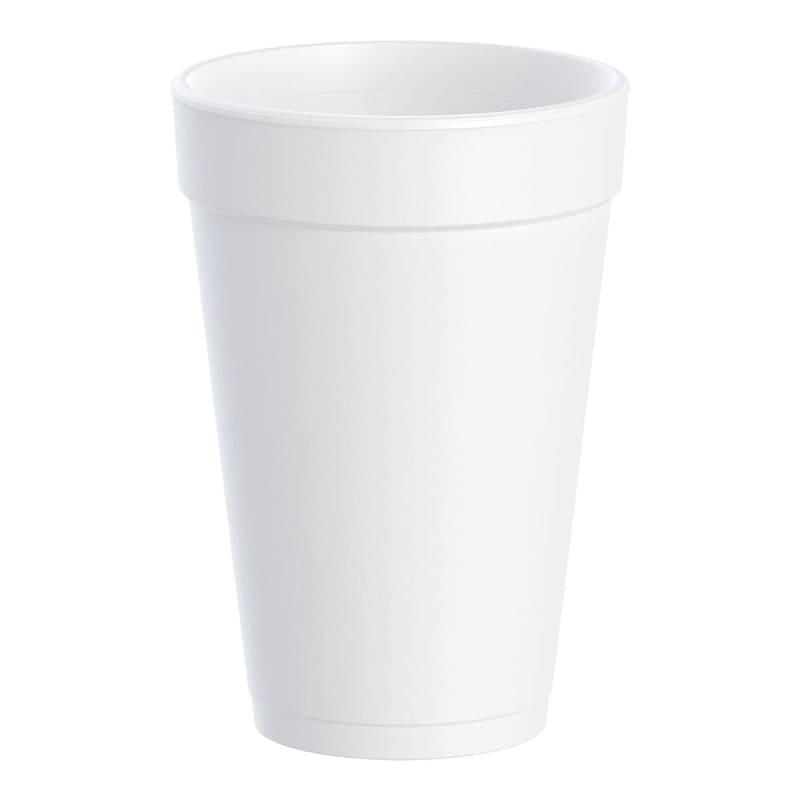 RJ Schinner Co Dart Insulated Styrofoam Beverage Drinking Cups, White, 16 ounce RJ Schinner Co Dart Insulated Styrofoam Beverage Drinking Cups, White, 16 ounce