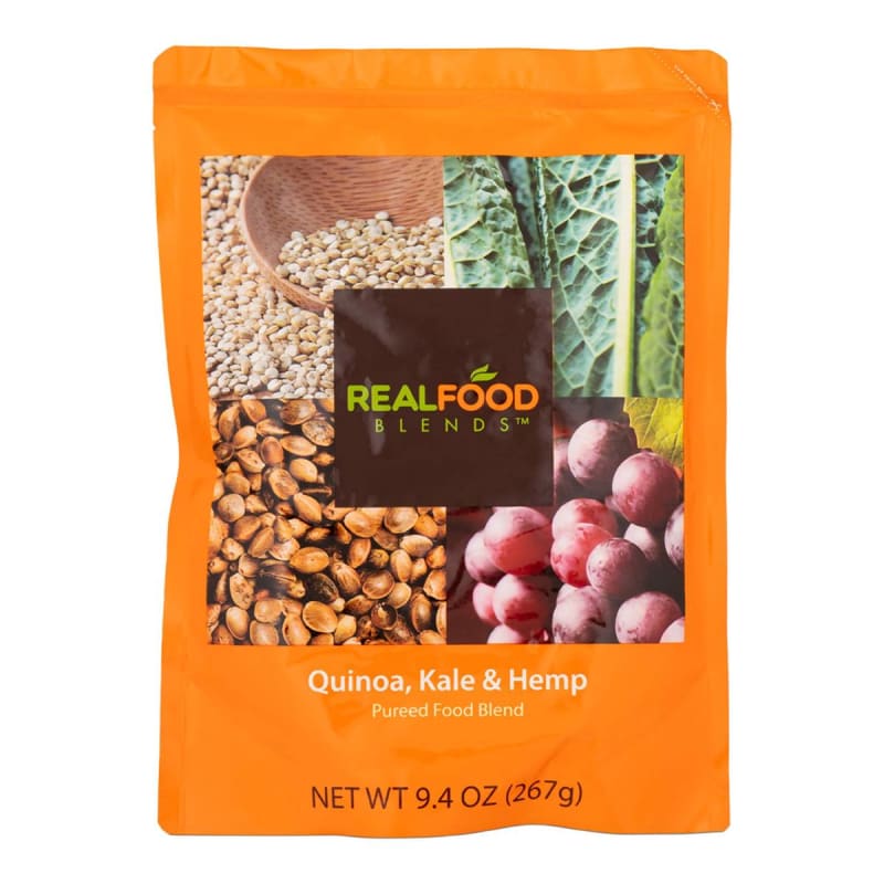 Nutritionals Medicinals Real Food Blendsâ„¢ Quinoa, Kale & Hemp Pureed Food Blend for Tube Feed, 9.4-ounce