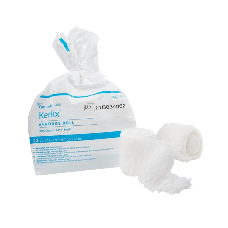Cardinal Kerlixâ„¢ Fluff Bandage Roll, 2-1/4 Inch x 3 Yard, Six-Ply
