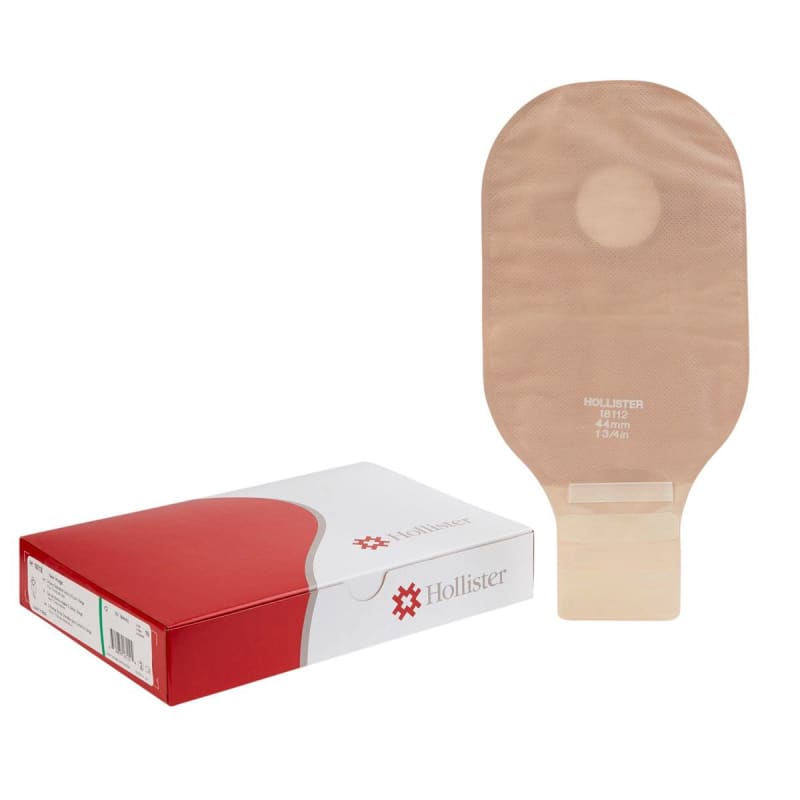 Hollister New Imageâ„¢ 18112 Beige Colostomy Pouch, Pre-cut to Fit 44 mm Stomas, Green Match