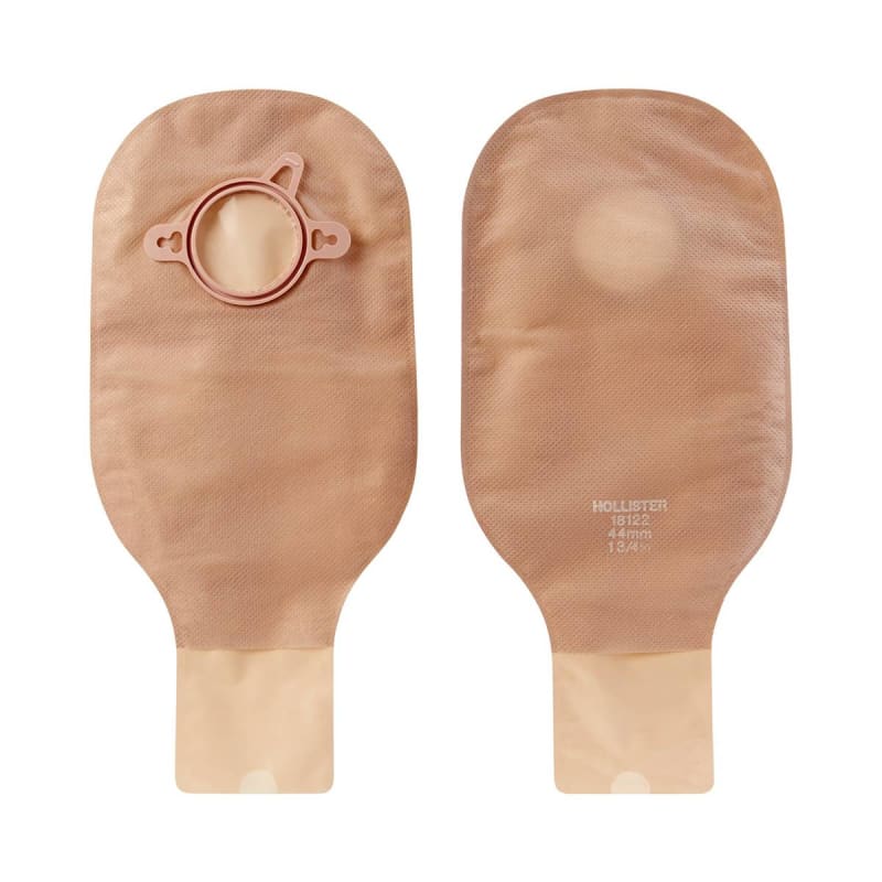 Hollister New Imageâ„¢ 18122 Beige Colostomy Pouch, Pre-cut to Fit 44 mm Stomas, Green Match Hollister New Imageâ„¢ 18122 Beige Colostomy Pouch, Pre-cut to Fit 44 mm Stomas, Green Match