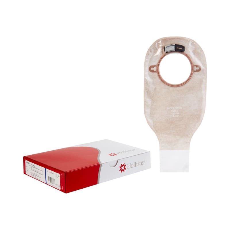 Hollister New Imageâ„¢ 18164 Two-Piece Transparent Ostomy Pouch, Pre-cut to Fit 70 mm, Blue