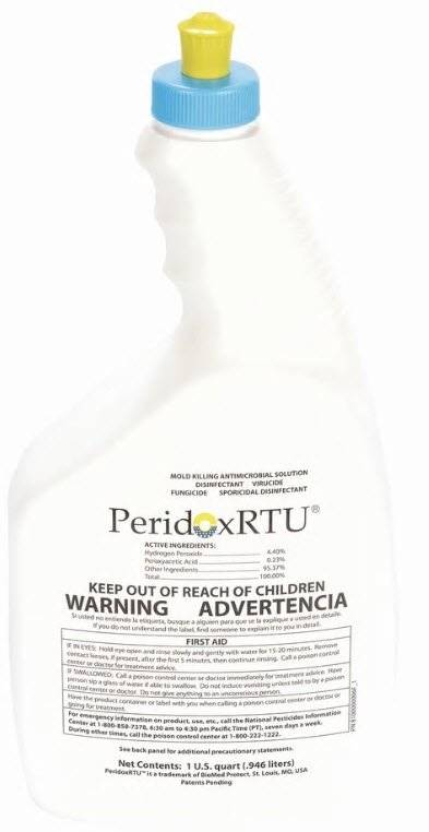 Fisher Anatomical Surface Disinfectant Cleaner PeridoxRTUâ„¢ Peroxide Based Manual Pour Liquid 32 oz. Bottle Vinegar Scent Sterile Fisher Anatomical Surface Disinfectant Cleaner PeridoxRTUâ„¢ Peroxide Based Manual Pour Liquid 32 oz. Bottle Vinegar Scent Sterile