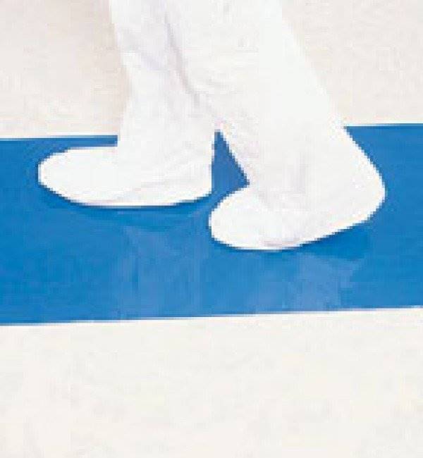Fisher Anatomical Fisherbrandâ„¢ Tacky Mats for Controlled Environments, Blue, 1 Yard x 18 Inch