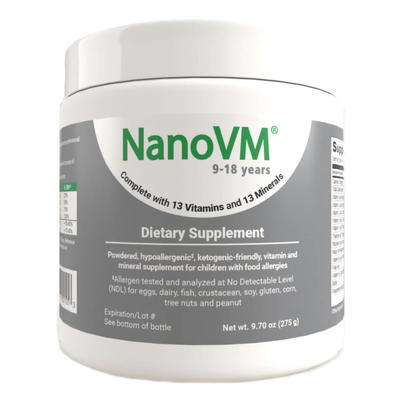 Solace Nutrition NanoVMÂ® 9 â€“ 18 Years Dietary Supplement, 275-gram jar