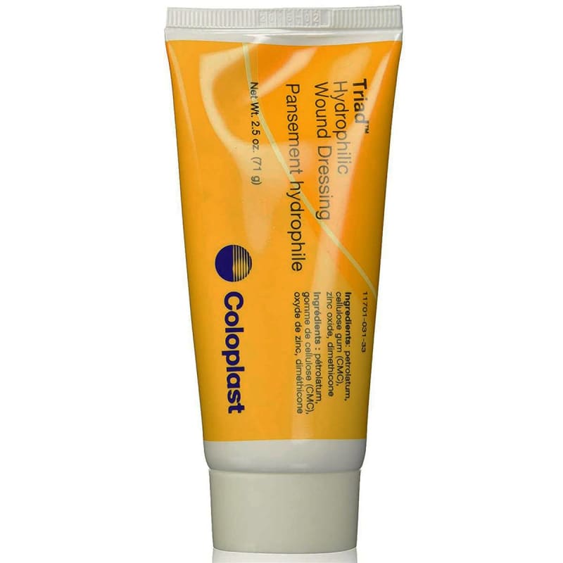 Coloplast Triadâ„¢ Hydrophilic Wound Dressing, Zinc Oxide-Based Paste, 2.5-ounce Tube