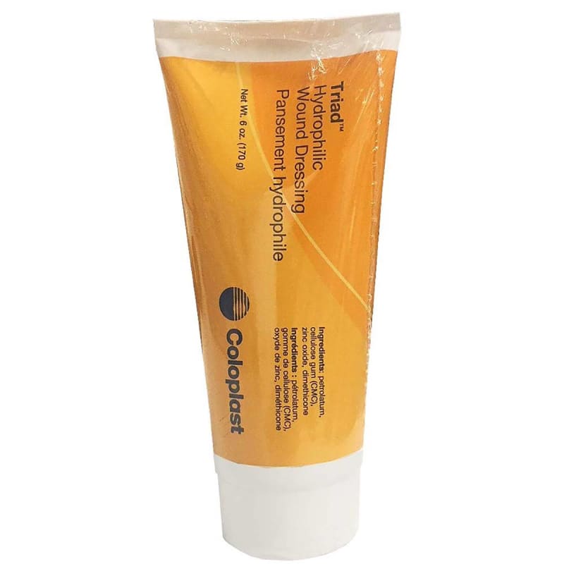 Coloplast Triadâ„¢ Hydrophilic Wound Dressing, Zinc Oxide Based Paste, 6-ounce Tube