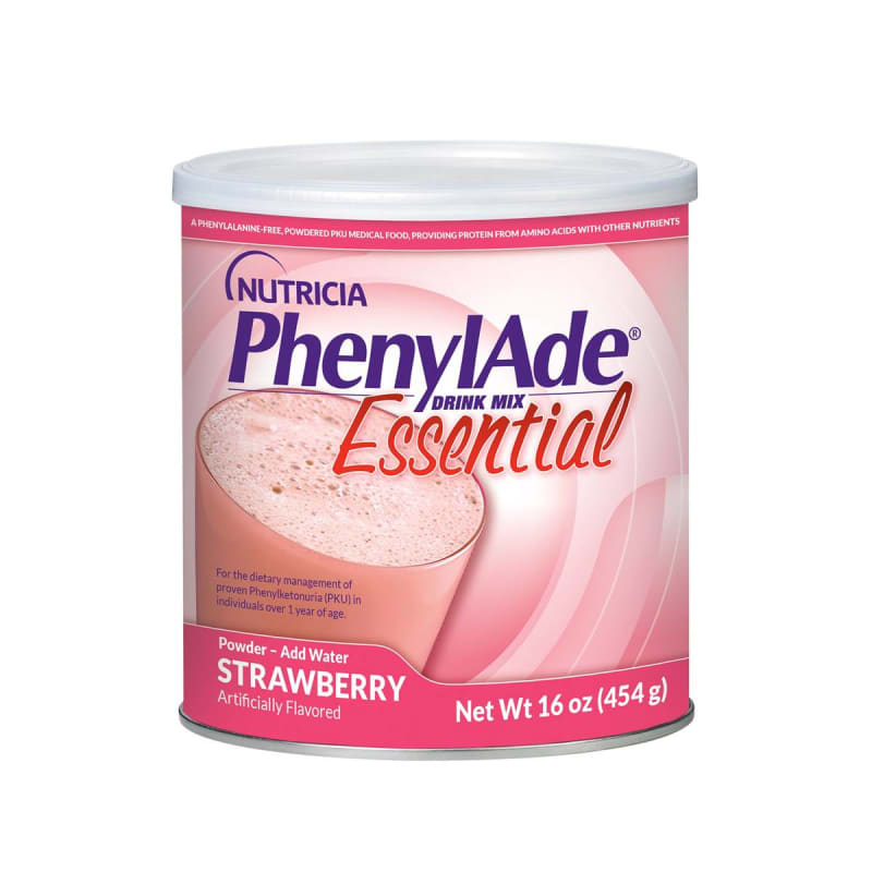 Nutricia North America Oral Supplement PhenylAde® Strawberry Flavor Powder 16 oz. / 454 Gram Canister Nutricia North America Oral Supplement PhenylAde® Strawberry Flavor Powder 16 oz. / 454 Gram Canister