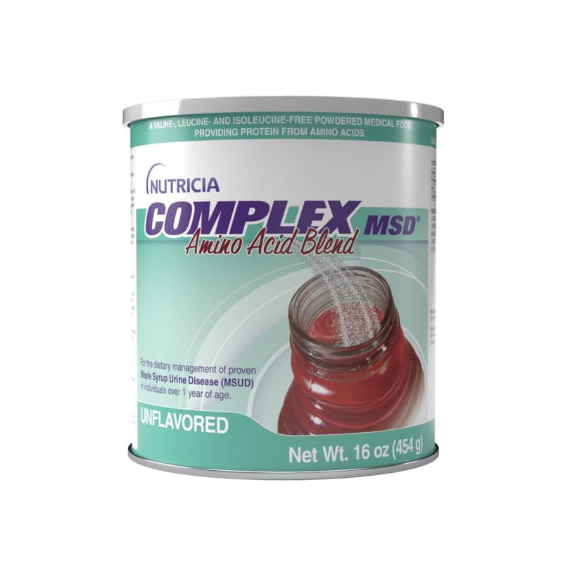 Nutricia North America Oral Supplement Complex MSD® Amino Acid Blend Unflavored Powder 16 oz. / 454 Gram Canister Nutricia North America Oral Supplement Complex MSD® Amino Acid Blend Unflavored Powder 16 oz. / 454 Gram Canister