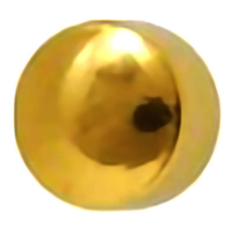 Medisystem Ear Piercing Stud MediStuds® 24K Gold Plated Stainless Steel Gold Ball Traditional Mount Medisystem Ear Piercing Stud MediStuds® 24K Gold Plated Stainless Steel Gold Ball Traditional Mount