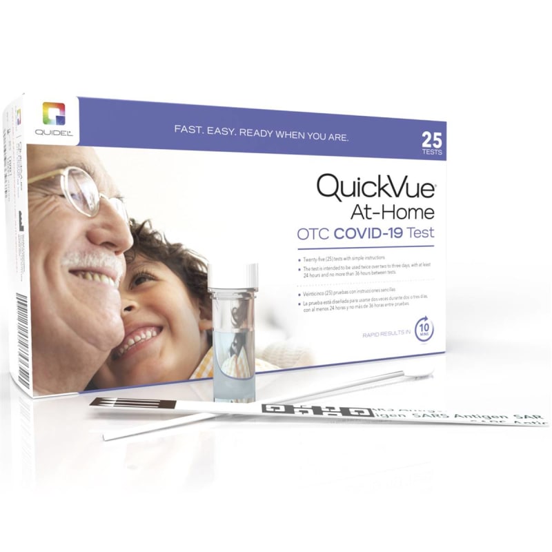 Quidel QuickVueÂ® At-Home OTC COVID-19 Respiratory Test Kit