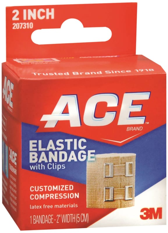 3M Company 3Mâ„¢ Aceâ„¢ Clip Detached Closure Elastic Bandage, 2 Inch Width