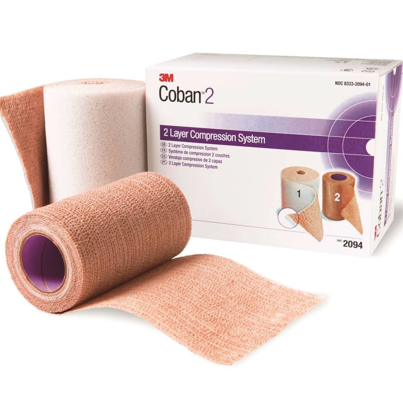 Solventum Corporation 3Mâ„¢ Cobanâ„¢ 2 Closure Two-Layer Compression Bandage System, 10 cm x 47 meters