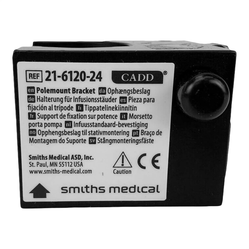 ICU Medical FKA Smiths Medical Pump Bracket CADD-Solisâ„¢ For Mounting Pump to IV Pole
