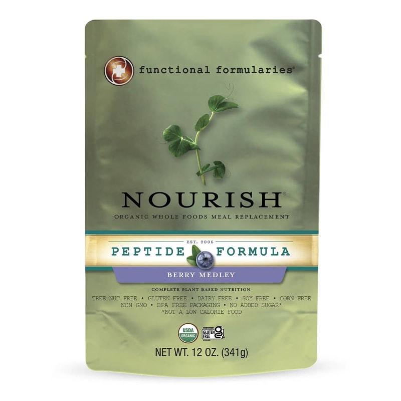 Nutritionals Medicinals Pediatric Oral Supplement NourishÂ® Peptide Berry Flavor 12 oz. Pouch Liquid Protein