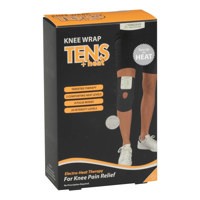 Veridian Healthcare LLC TENS Unit with Heat Conductive Knee Wrap