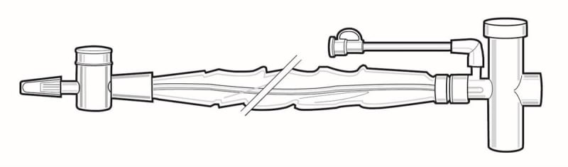 Sun Med BallardÂ® Closed Suction Catheter, Tracheostomy Type, 21.3 Inch Length