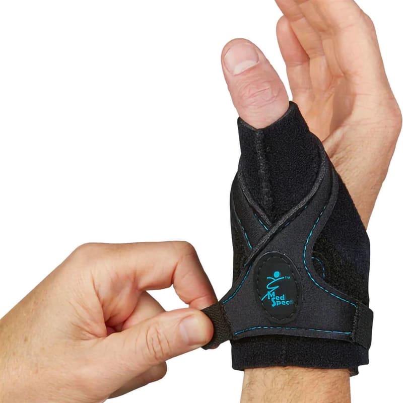 Medical Specialties Thumb Stabilizer CMC-Xâ„¢ Medium X Strap Closure Left or Right Hand Black