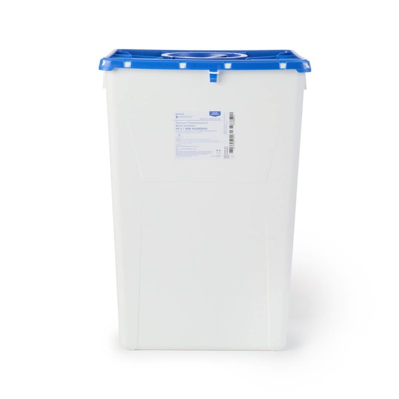 McKesson PreventÂ® Pharmaceutical Waste Container, 18 Gallon Capacity