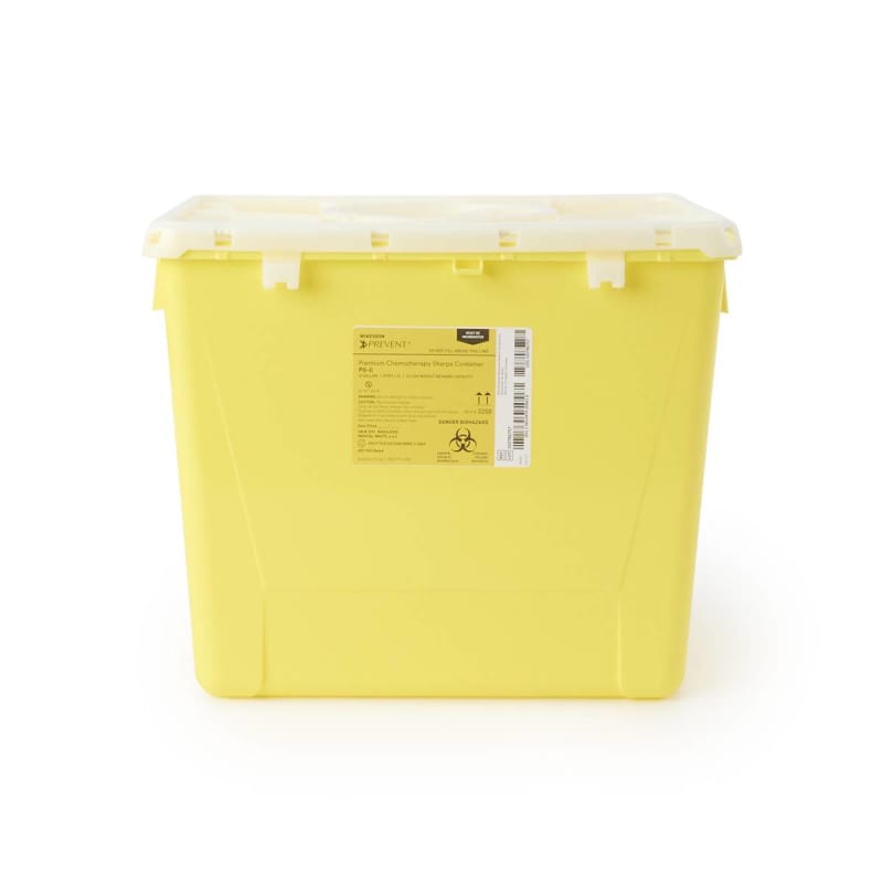 McKesson Prevent® Sharps Container, 8 Gallon, 13-1/2 x 17-3/10 x 13 Inch McKesson Prevent® Sharps Container, 8 Gallon, 13-1/2 x 17-3/10 x 13 Inch
