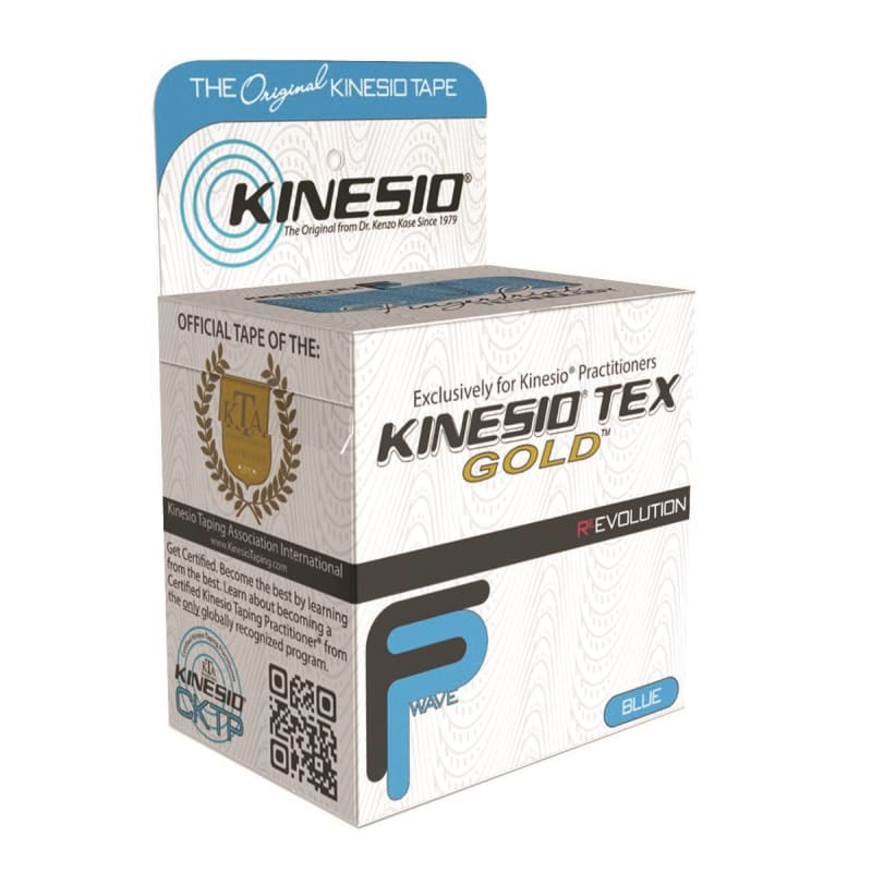 Fabrication Enterprises KinesioÂ® Tex Goldâ„¢ FP Kinesiology Tape, 2 Inch x 5-1/2 Yard, Blue