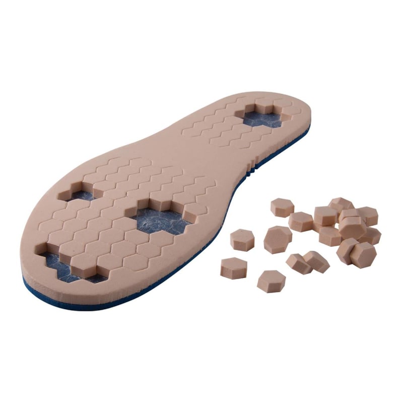 Pedifix Offloading Insole PediFixÂ® PressureOFFÂ® High Protection System 9 Wide Full Length / Removable Bottom Pegs Polyurethane Foam Women 11 to 12.5 / Men 10
