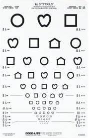 Good-Lite Lea SymbolsÂ® Distance Vision Eye Chart